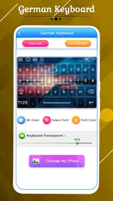 German Keyboard android App screenshot 0